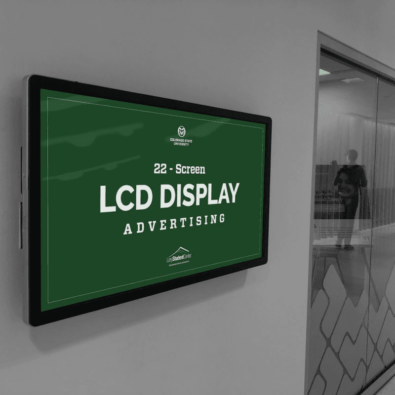 In-venue screen running Logic Box content