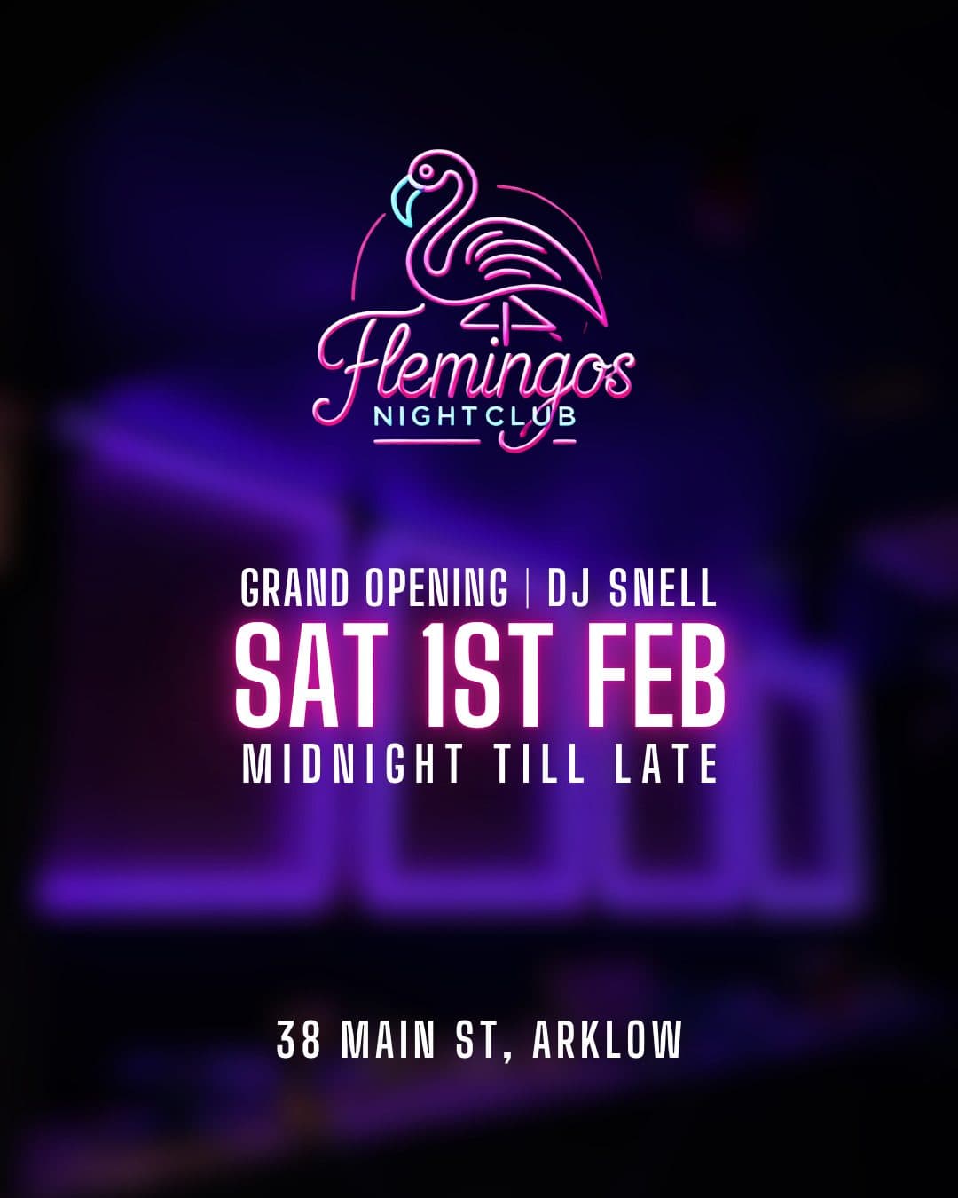 Flemingos grand opening social creative